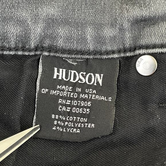 Hudson Jeans Women's Size 27 Gray Lilly Mid Rise Ankle Skinny Denim Flap Pockets - Picture 7 of 15